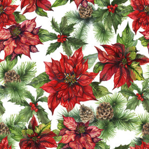 Serv. Jólarós 33x33 (12)