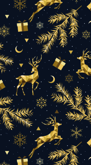 Serv. Sparkling deer 33x40 15stk (12)