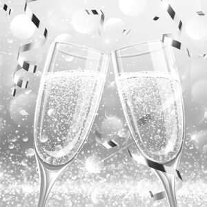 Serv. Skálum silfur 33x33 (12)