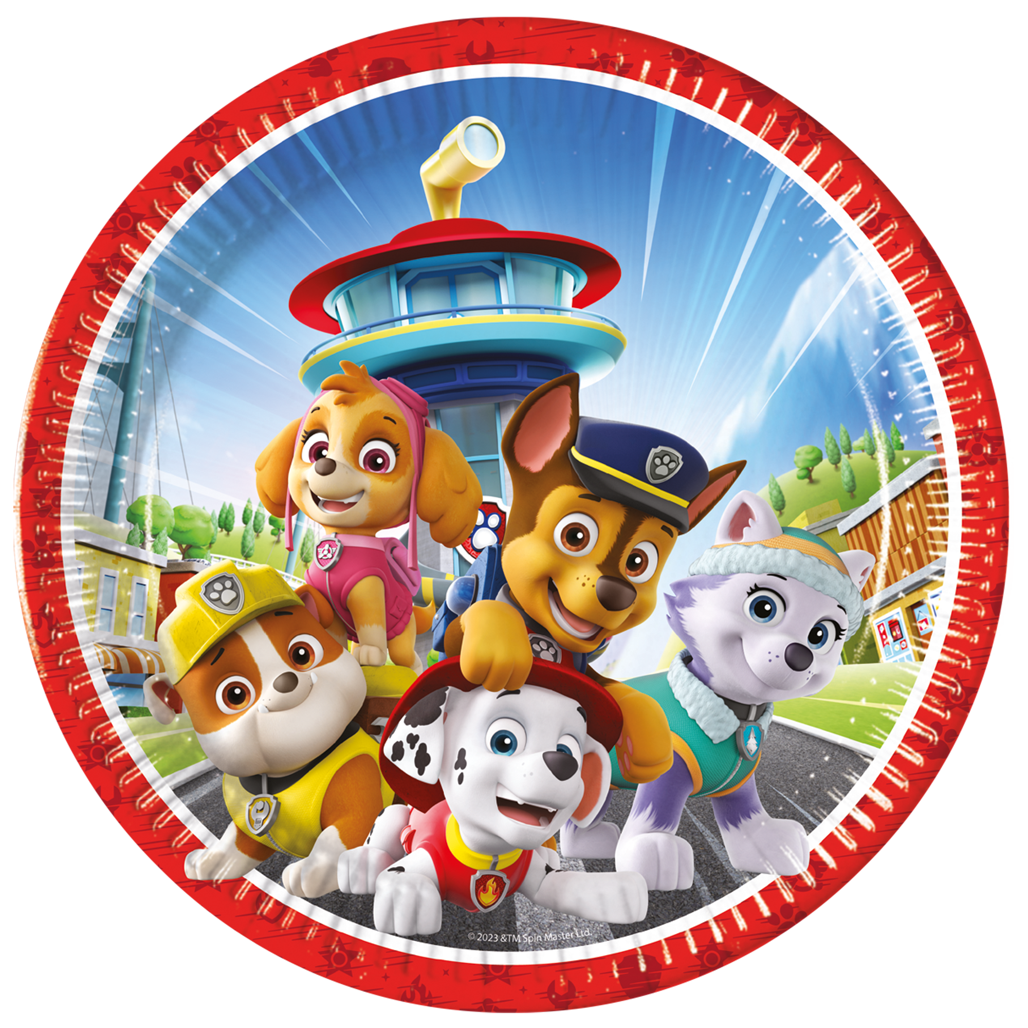 Hvolpasveitin pappadiskar NG 23cm 8st (12)