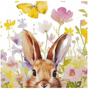 Serv. Bunny in Meadow 33x33 (12)