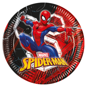 Pappadiskar Spiderman World of Web 23cm 8st (12)