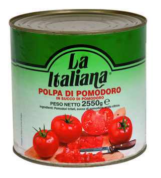 La Italiana tómatar hakkaðir 2,55kg (6)