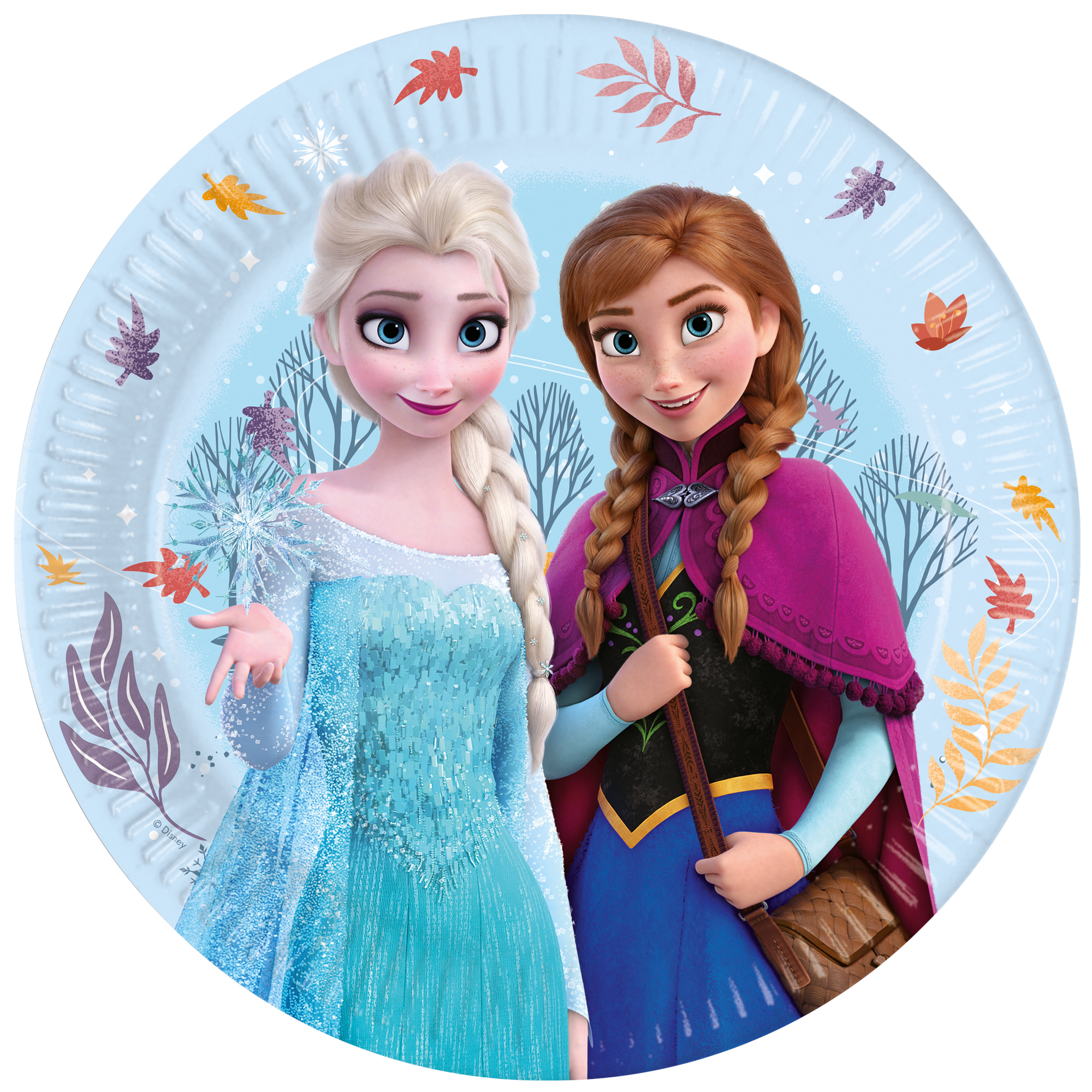 Pappadiskar Frozen Idyllic Wonder 23cm 8st (12)