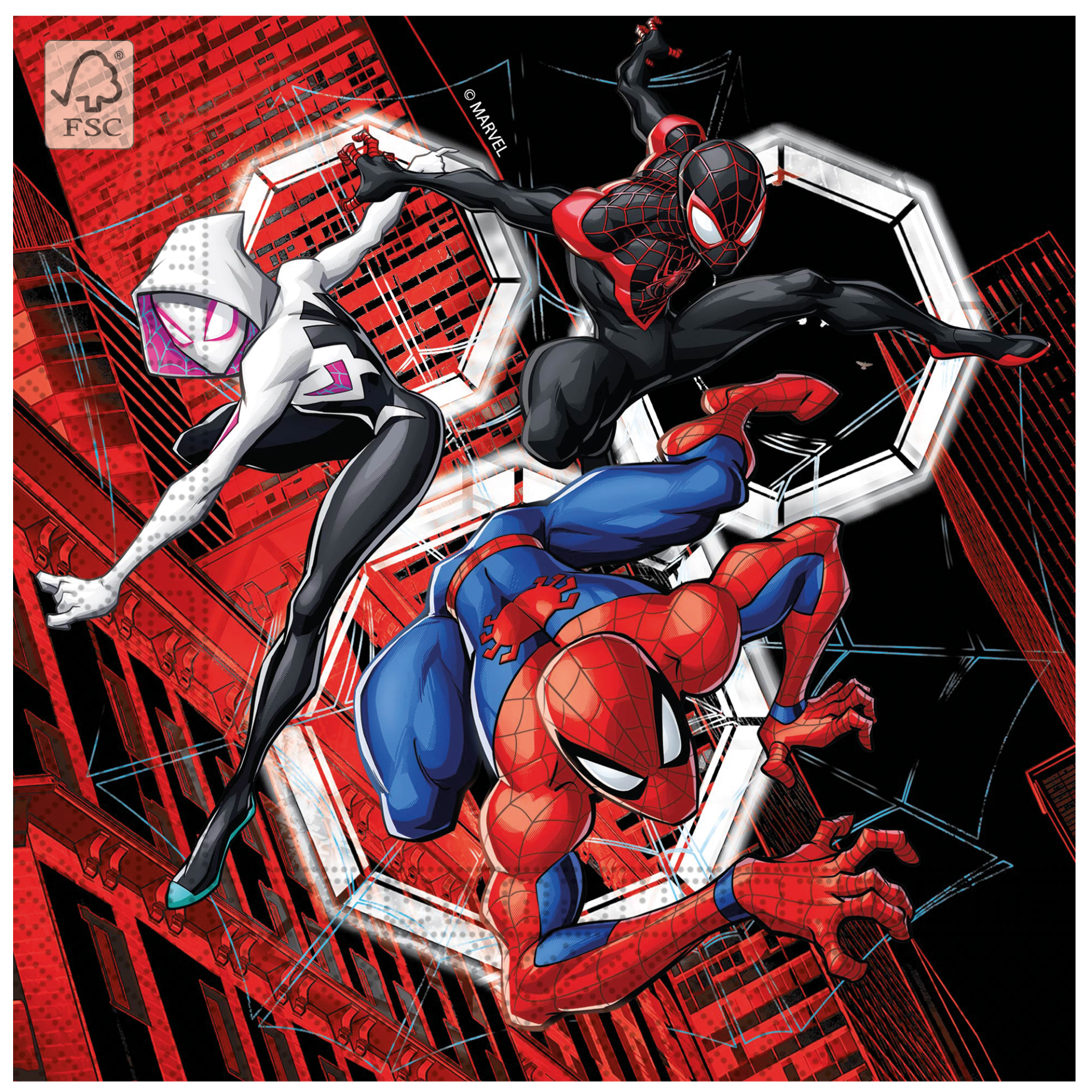Servíettur Spiderman 20stk 33x33 (12)