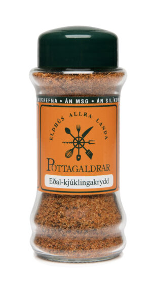 Eðal-kjúklingakrydd, glas, 75g (5)