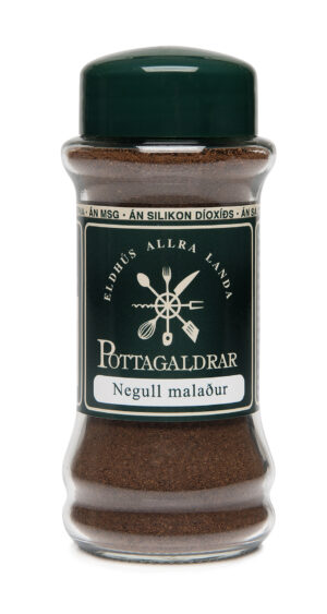 Pottag.  Negull malaður, glas, 60g (5)