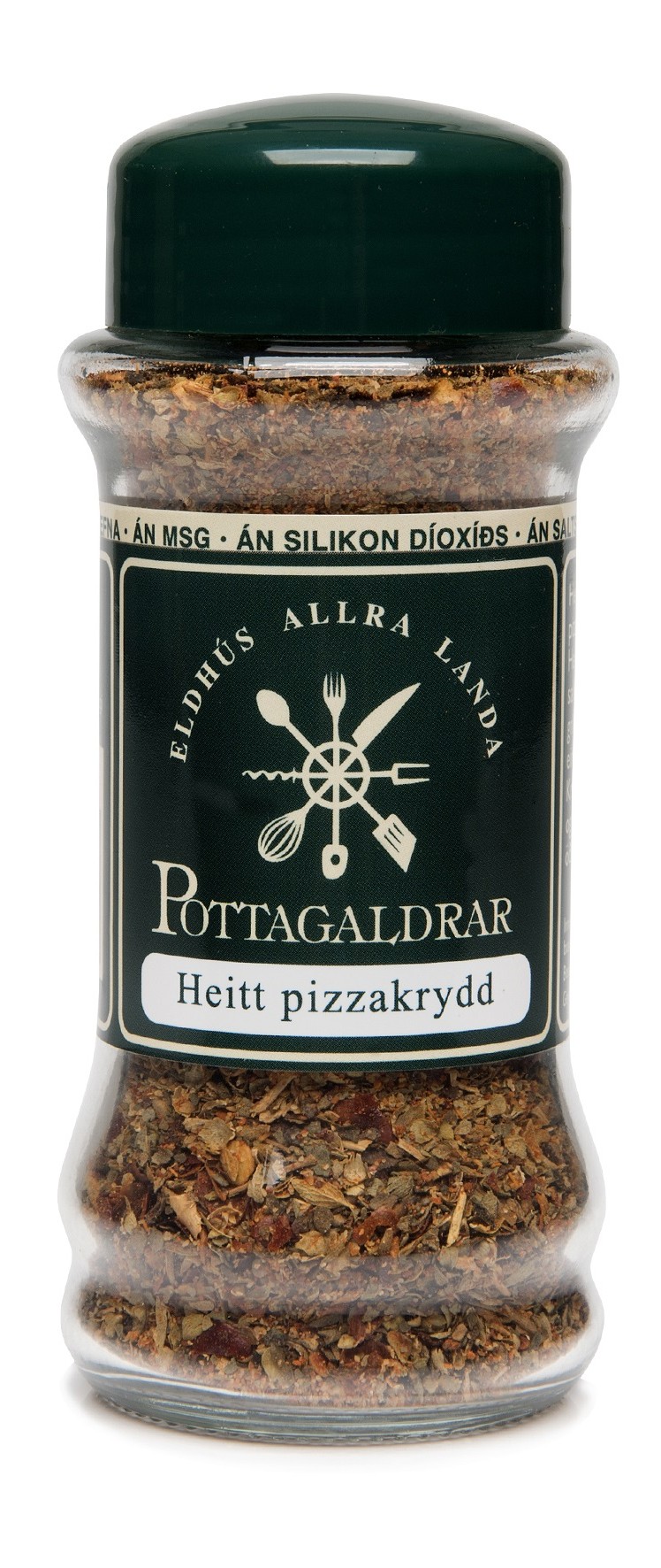 Heitt pizzakrydd, glas, 43g (5)